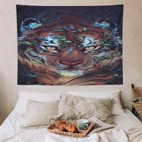 Tenture murale tigre 3D pour transformer l'ambiance d'une chambre ou d'un salon