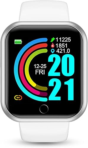 RYPPLE Monitor de actividad física, monitor de presión arterial de frecuencia cardíaca, reloj inteligente con contador de calorías de pasos, reloj