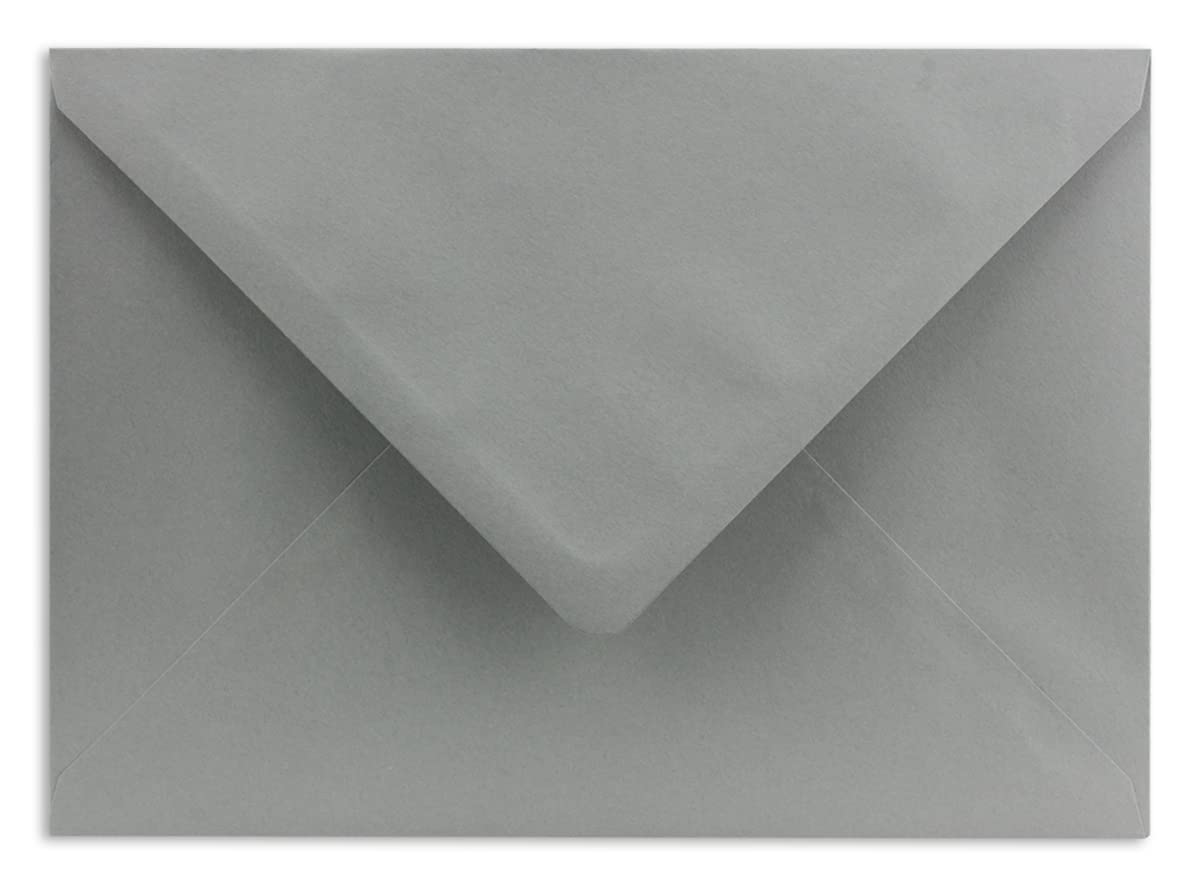1000 sobres DIN C5 de color gris oscuro - 16,2 x 22,7 cm - 100 g/m² adhesivo húmedo con solapa de punta - de la serie COLOURS 4-YOU de Glüxx-Agent