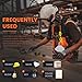 BOZZYS Glove Clips for Work Glove Holders 6-Pack | 6-Color Z-Shaped Clips for Tool Belts & Hard Hats | (360° Anti-Drop) Never Lose Gloves on Construction Sites