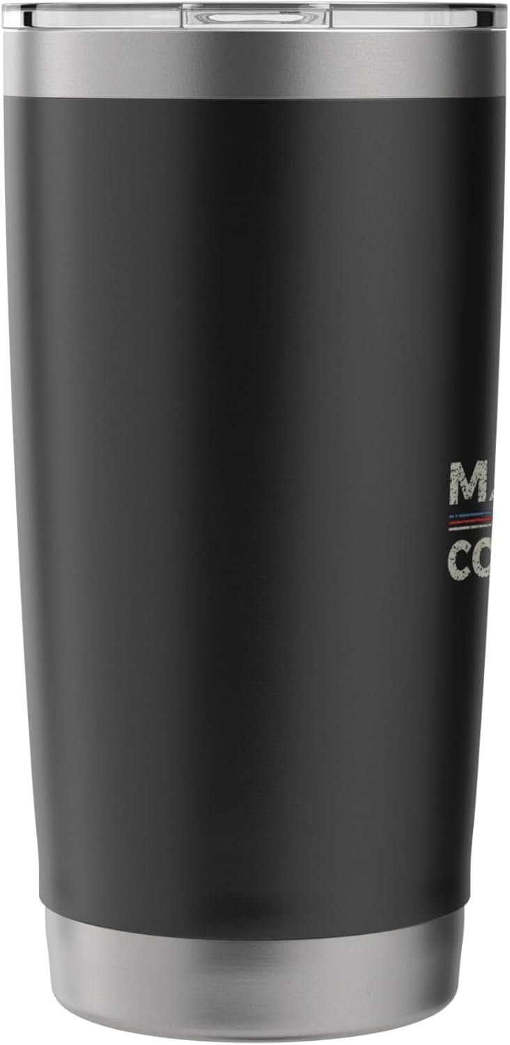 Make Sense Common Again Funny Saying Sarcastic Humor Vintage Stainless Steel Insulated Tumbler - Image 4