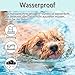 loongway Verstellbares Halsband für Hunde, natürliche und sichere Formel, sanfte Abwehrwirkung,65cm, geeignet für alle Hunde, wasserfest, Schutz bis zu 8 Monate