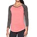 Under Armour Womens Tech 3/4 sleeve - twist, Marathon Red /Metallic Silver, X-Small