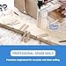 meite 23 Gauge Pin Nails, 1/2-Inch Micro Headless Piner Nails - Galvanized 23GA Pins Nails for Nail Gun, Ideal for Fine Woodworking and Trim Work (5 Boxes)