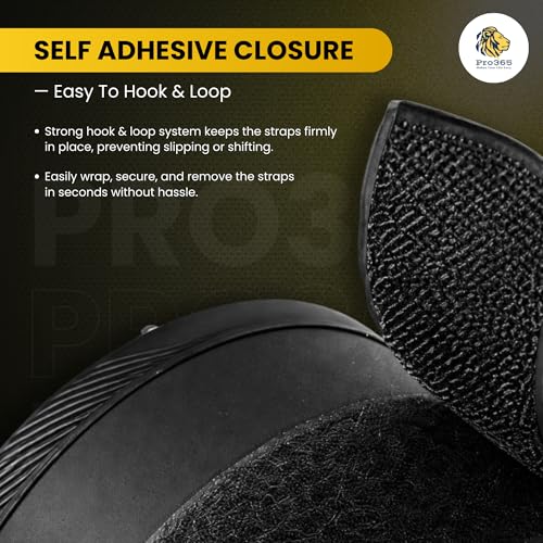 Image of PRO365 Ankle Straps for Cable Machine Gym | Adjustable Padded Ankle Cuff for Kickbacks, Glute Workout, Leg Extension & Curl | Heavy Duty D-Ring Fitness Attachment (Pair)