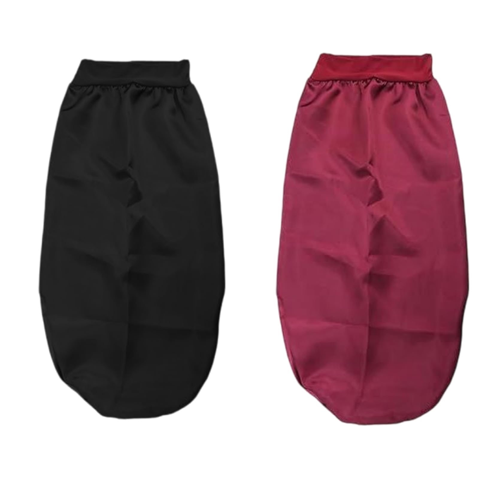 Hsioluted 2Pcs Long Silk Satins Sleep Bonnet for Curly Hair, Long Dreadlock and Braids Hair Bonnets for Care Satins Sleep Caps Silk Bonnet for Women Curly