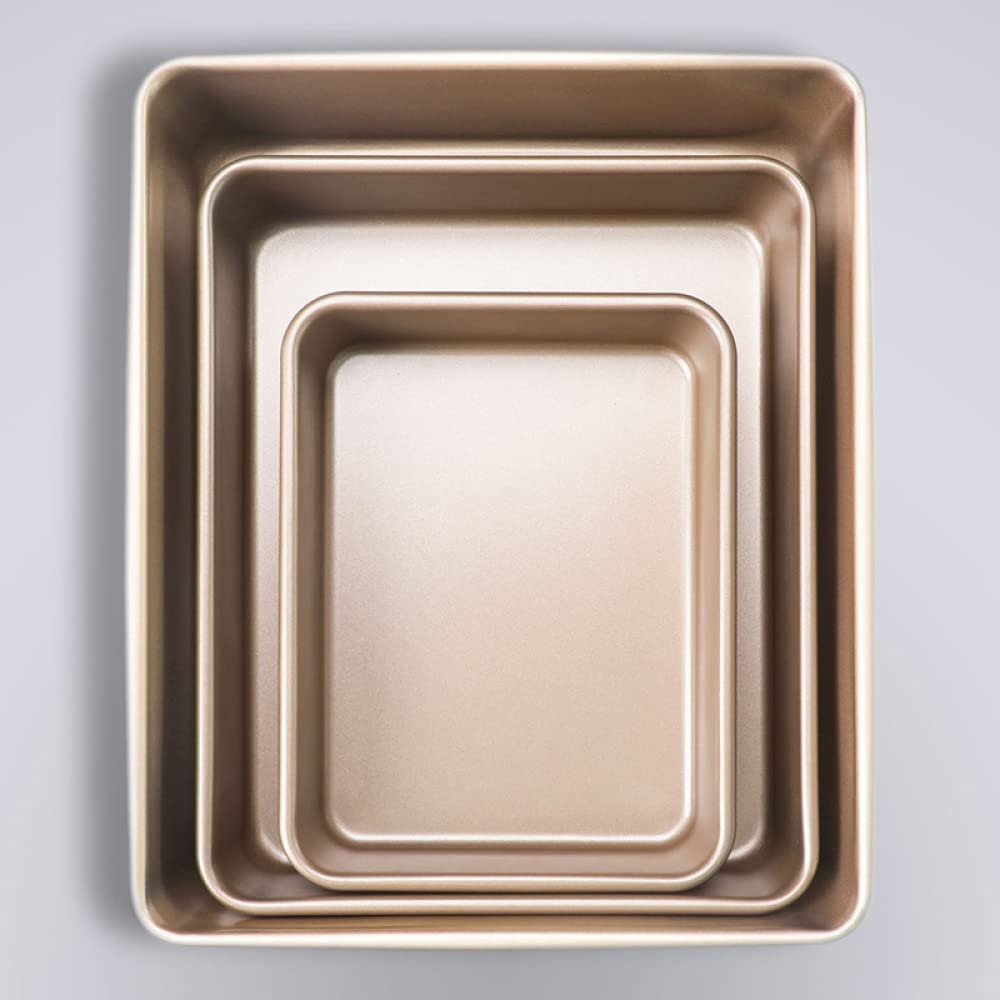 Forma do pieczenia, forma do ciasta, pieczenie Jelly Roll Pan patelnia do chleba Nonstick forma do ciasta prostokątny kształt DIY forma do chleba tostowego taca na ciasto Airbake pan (kolor: 9) (Colo