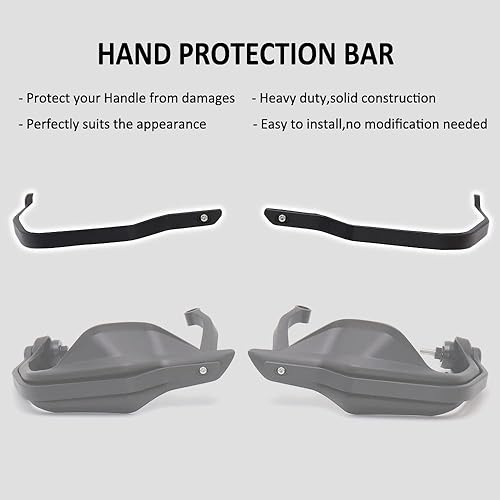 Miniatura 5 de Protectores de mano para palanca de embrague de freno de parabrisas protector de mano apto para BMW R1200GS R1250GS F800GS S1000XR F750GS F850GS