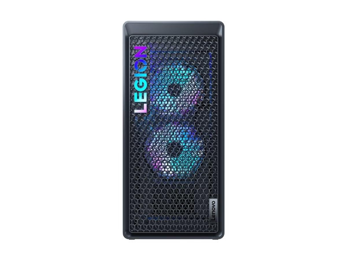 Lenovo Legion Tower 5 Komputer stacjonarny dla graczy, Intel Core i7 14650HX, 16 GB RAM, 1 TB SSD, NVIDIA GeForce RTX 4060, Windows 11 Home, QWERTZ, szary, 3 miesiące Premium Care