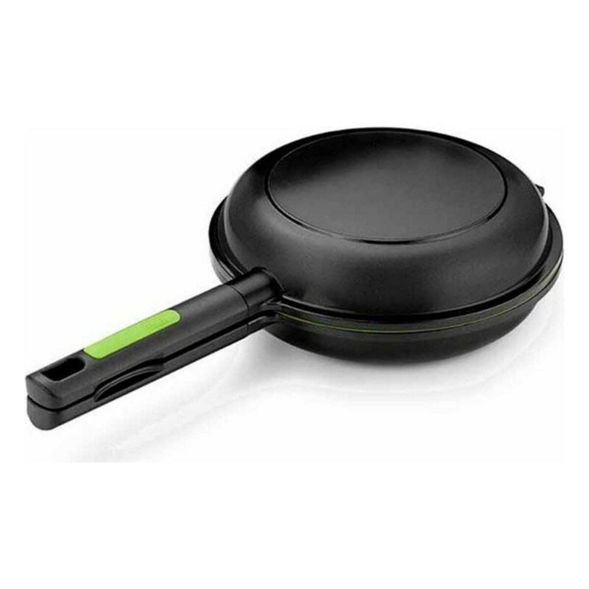 BRA Prior | Padella doppia 20 cm, per omelette, in alluminio fuso con antiaderente, priva di PFOA, adatta a tutti i tipi di piano cottura, inclusa induzione