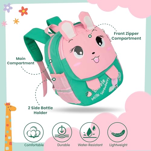 Image of Storite Toddler Bag for Boys & Girls (2-6 Years) 5L | Lightweight Sturdy Kids Backapck Perfect for Preschool & Nursery School