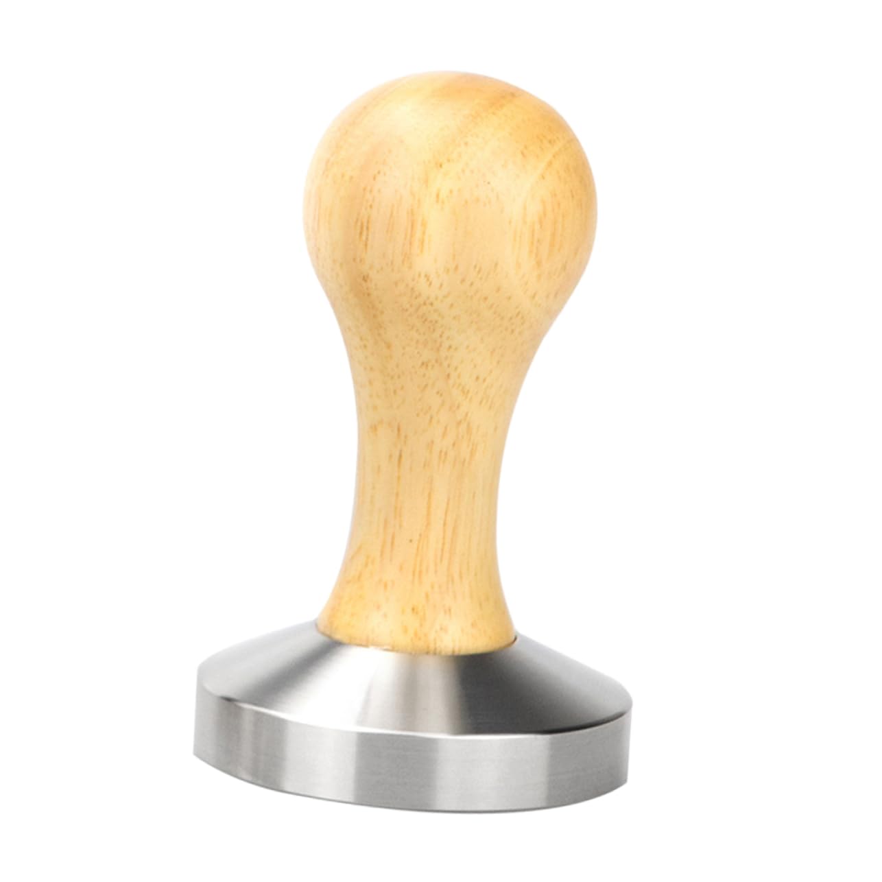 Expresso Wooden Handle Powder Flat Tamper for Smooth Extraction Lightweight