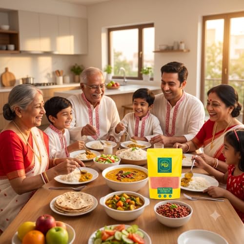 Image of KVD Collection Premium Handmade Bengal Sona Masoor Dal, Rich in Protein, Cooking Easy & Quick, Unpolished & Healthy Pulses for Daily Use - 950GM