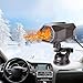 12V 150W Auto Ceramic Heater Fan, Portable Car Heater & Defogger with 3 - Outlet Plug - Cig Lighter for Fast Heating and Quick Defrost/Defog