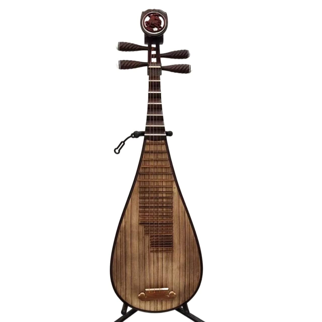 CSNBDMBBSH Rosewood Pipa, Chinese Lute, Traditional Ethnic Stringed Instruments are Suitable As Gifts for Relatives and Friends
