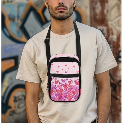 Womens Crossbody Bags Trendy Sling Bag Small Men Shoulder Bag Classic Travel Fanny Packs for Running, Hiking2