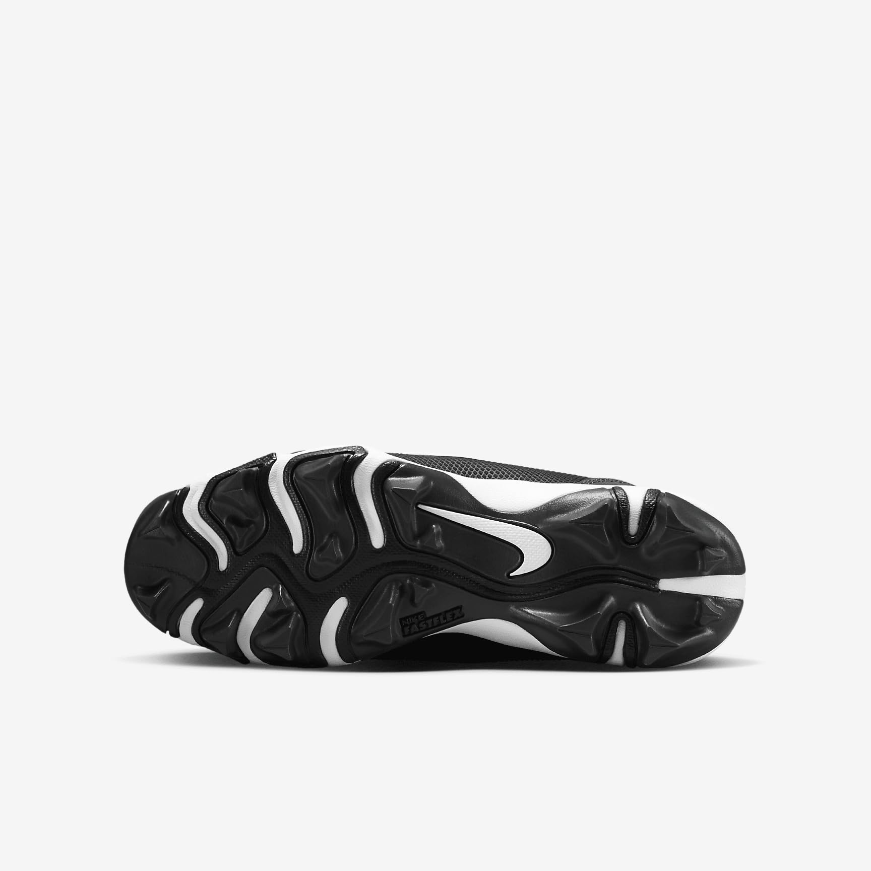 Nike Force Trout 9 Keystone Big Kids' Baseball Cleats (FB9731-003, Black/Anthracite/Metallic Silver/White) Size 2.5