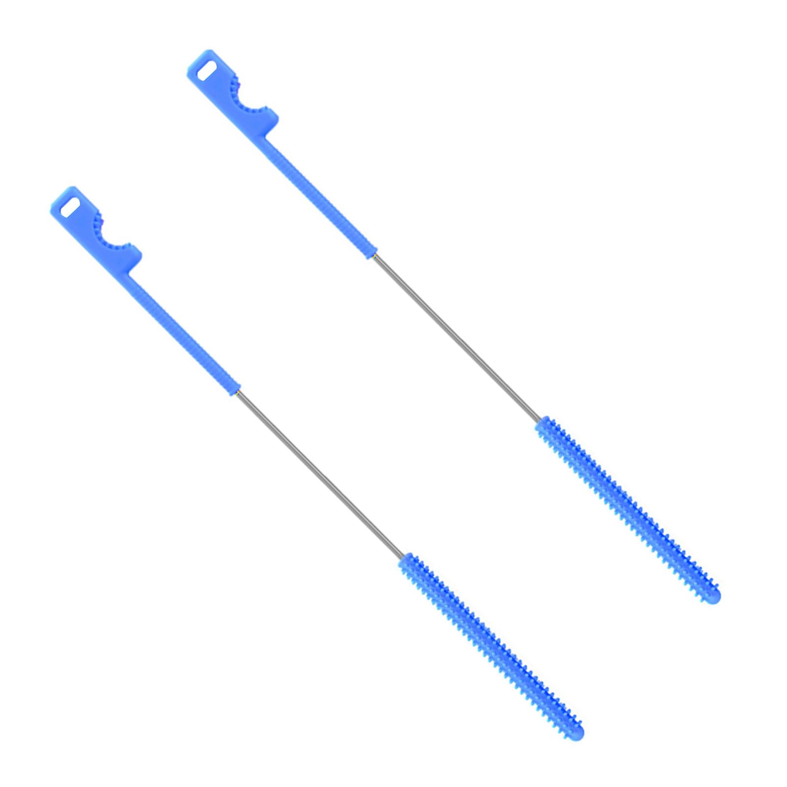 Head Silicone Straw Cleaner Brush Set 0.8mm and 1mm Bristles Long Handle Design for Thorough Cleaning of Tubes and Bottles Straw Cleaning Tool