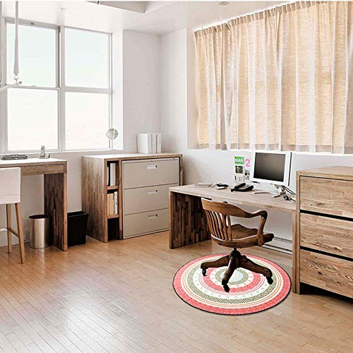 Alfombra redonda para sala de estar y sofá en estilo nórdico moderno 4