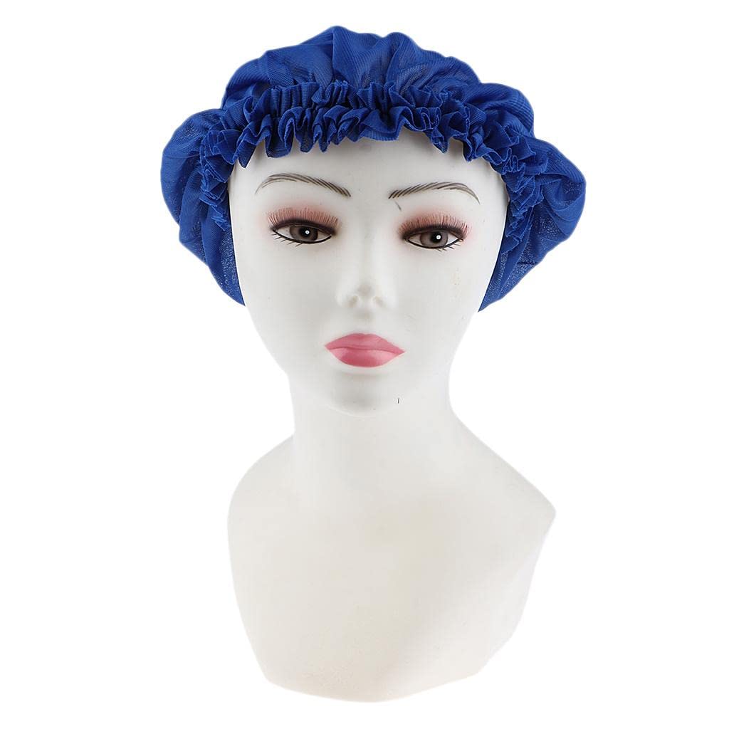 Portable Vintage Retro Royal Court Nobility Style Lace Sleep Caps Bluebath Sets Kits Bath Health-image-37