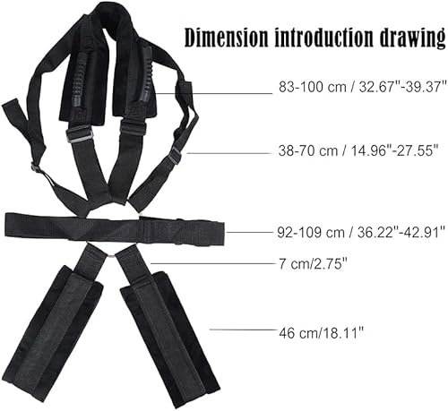 Sex Strap Bondaged Kit For Couples Sex Swing Adult Restraints Rope For Women Neck Hanging Sling Position Adjustable Swing For Couples Sex Bdsm Sex Toy #TOP4