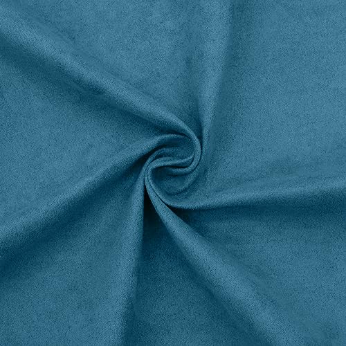 DESHOME Siviglia 10 mètres - Tissu au mètre pour canapé microfibre effet daim suède Tissu au mètre d'ameublement suédine pour tapisserie, fauteuils,...