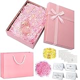 ❤️Sie erhalten 1 luxuriöse Geschenkbox Mit Dekoband, zarte Kombinationals Weihnachtsgeschenk,Geburtstagsgeschenke,Geschenke zur Schulzeit,Valentinstagsgeschenke,Muttertagsgeschenke,Vatertagsgeschenke,Brautgeschenke,Hochzeiten,Babypartygeschenke.