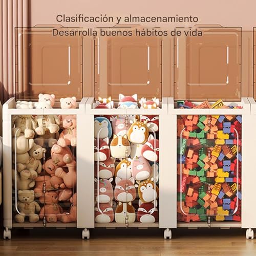 Rangement pour armoires pliables pour trier une buanderie encombrée - 4