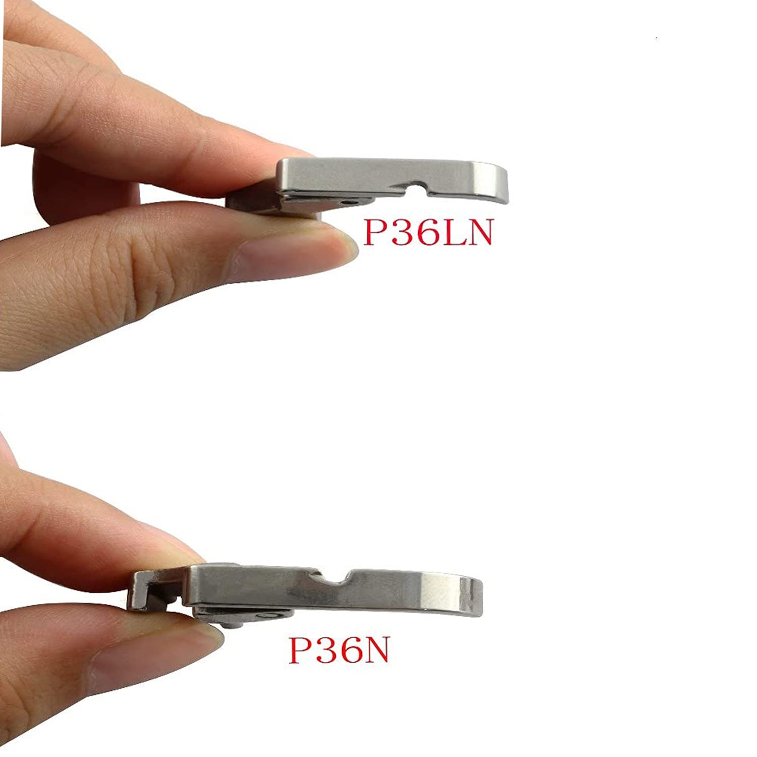 Jasol Presser Feet Left Right Industrial Sewing Machine Zipper Foot P36n Big Sewing Machine Umbrala Juki Jack Brother All Types of Industrial Sewing Machine (Silver) — Amazon image 4