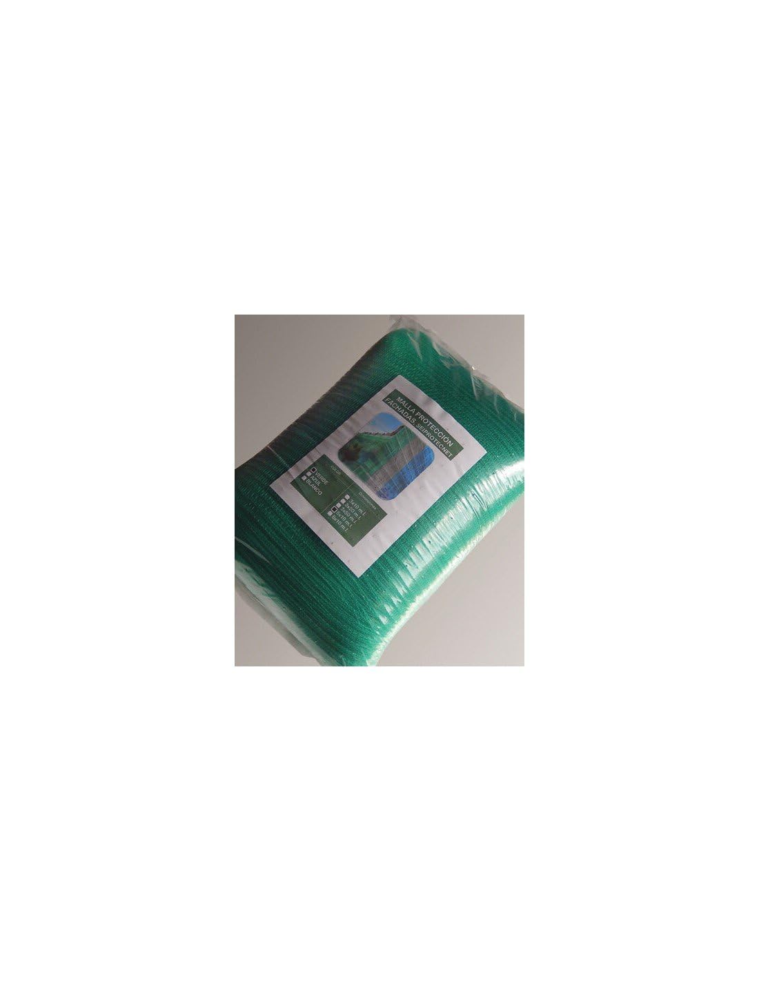 Malla Protección de Andamios y Fachadas 3x10mt HDPE (verde)