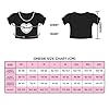 LittleForBig Kawaii bauchfreie Top Puffärmel und U-Ausschnitt Hemd – Kleines Monster/Babygirl – Bild 5