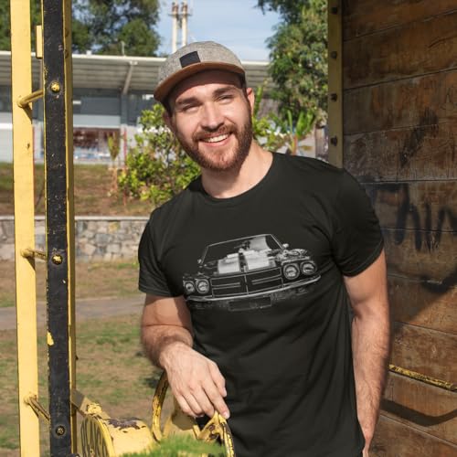 Chevy Chevelle Mens T-Shirt Classic American Musclecar SS Short Sleeve Tee Shirt3