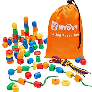 BMTOYS Lacing Beads for Kids &#8211...