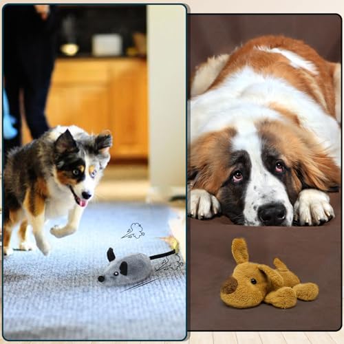 Baborui H-297 Interactive Dog Toys Mouse, Escaping Mice Squeaky Dog Toys thumb #3