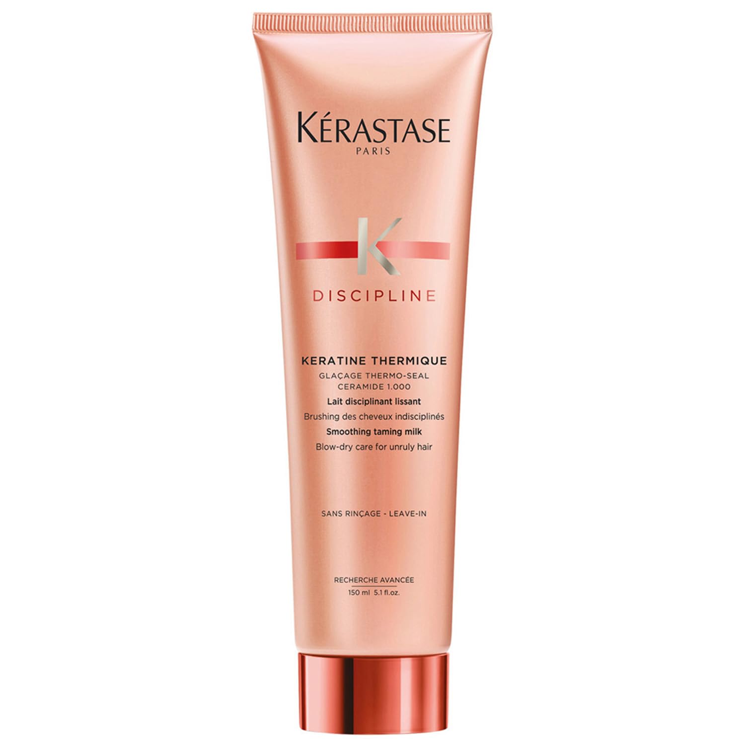 Kérastase, Discipline, Trattamento Termoprotettore Anti-Crespo & Anti-Umidità Senza Risciacquo, Per Capelli Ribelli & Indisciplinati, Kératine Thermique, 150 ml