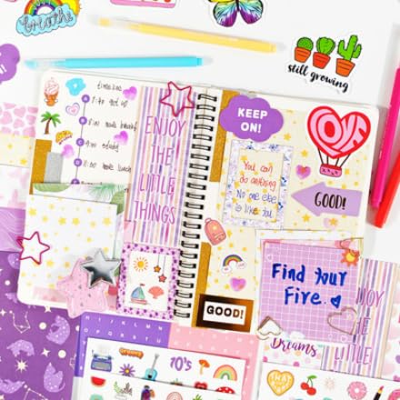 Set de Diario DIY para Niñas con Accesorios Creativos miniatura 5