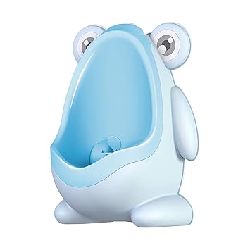 Homgee Cartoon Pot Training Urinal for Toddler Boys wi Funny Aiming Target Hanging Hole Wall Mount Suction Cup Boys Pot Training Toilet