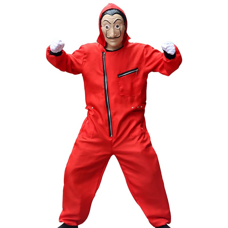 送料無料  ペーパー・ハウス ドラマ 映画 コスプレ 衣装 仮装 コスチューム イベント Amazon.co.jp: for ペーパーハウス コスプレ 衣装 la casa de papel