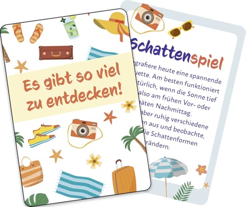 Urlaubsfoto-Challenge: 50 Karten mit kreativen Fotoaufgaben | Für Urlaub und Reise, besondere Fotoideen für unvergessliche Erinnerungen