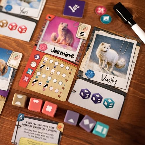 The Fox Experiment juego de mesa de estrategia para 1-4 jugadores miniatura 4