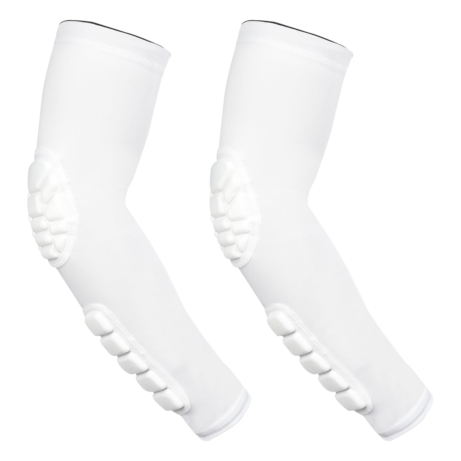 Codera Manguitos Codo y antebrazo con Acolchado, 2 Piezas, para Voleibol, fútbol, Baloncesto, Futbol Americano, Balonmano