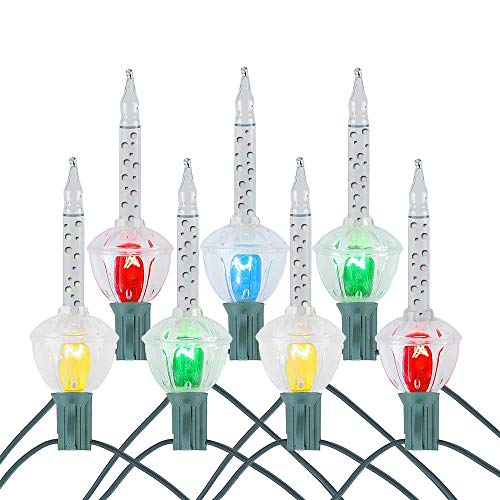 Ampoules de Noël traditionnelles multicolores pour illuminer votre grand sapin