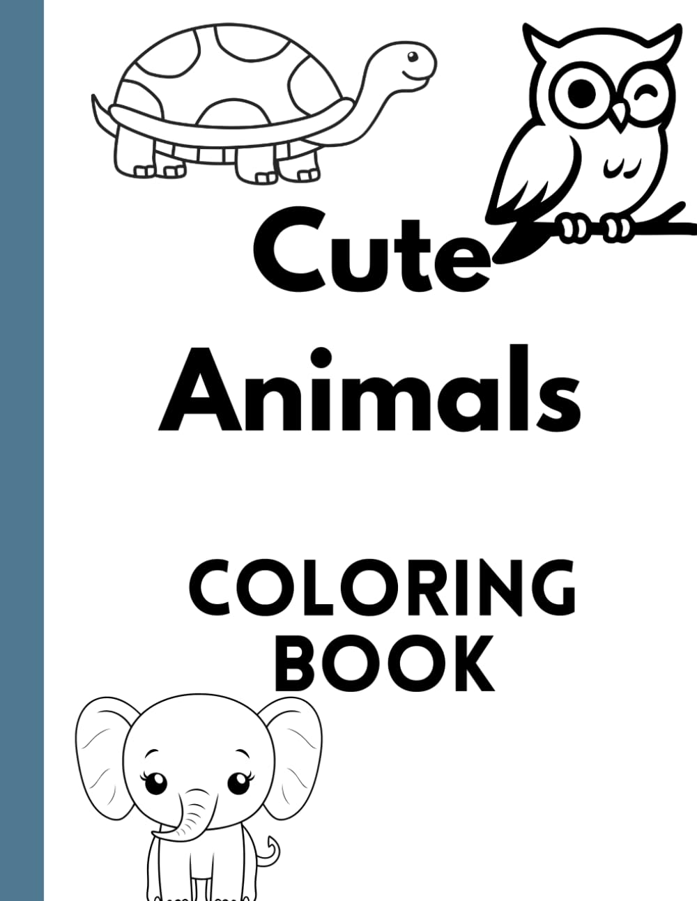 Cute Animals Coloring Book