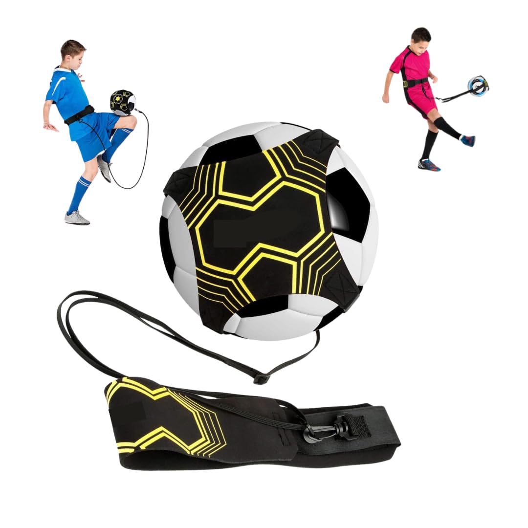 REGALUKOS Cinturón Entrenamiento Fútbol Patadas | Practica Tus Patadas con Este Cinturón de Entrenamiento de Fútbol con Banda Elástica.