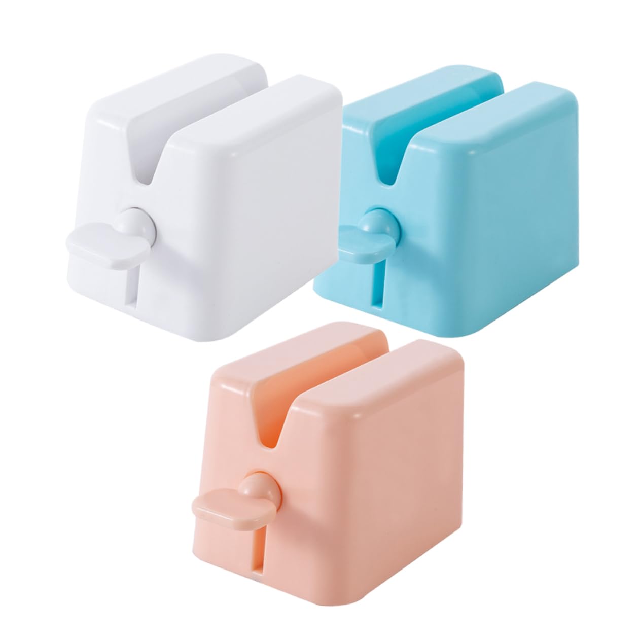 Ipetboom 9pièces Squeezer à Dentifrice Manuel Plastique Tube Extrudeur Pour Salle De Bain Blanc Rose Bleu Accessoire Pratique Pour Économiser De Espace Et Les Déchets