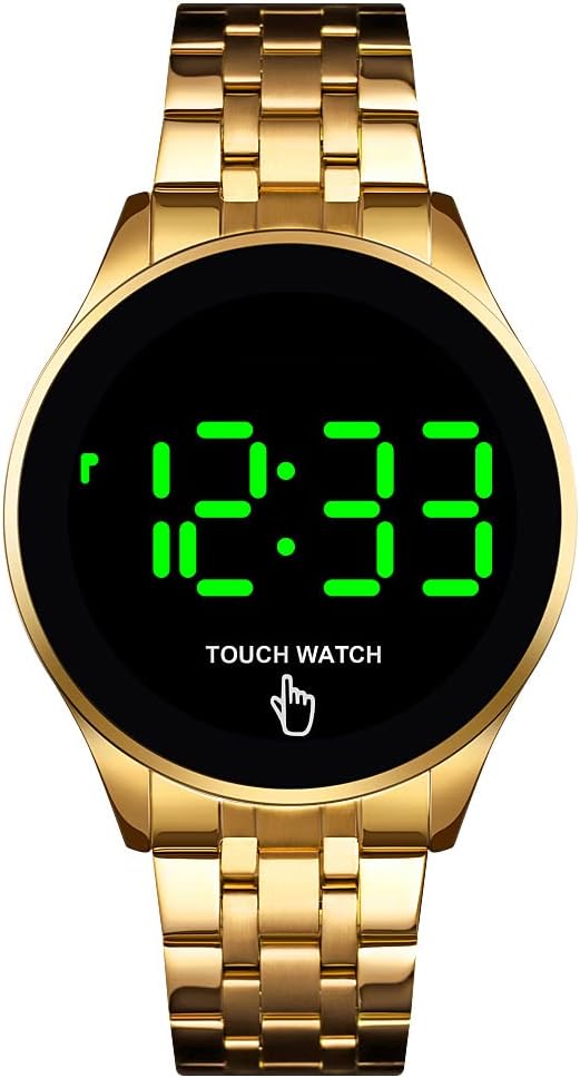 Gosasa Touch Screen Digital LED Waterproof Men Womens Sport