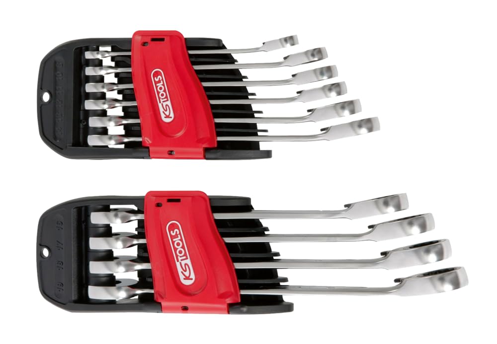 KS Tools - 503.4620 - serie chiavi combinate 10 pezzi - set chiavi a cricchetto 8-19 mm