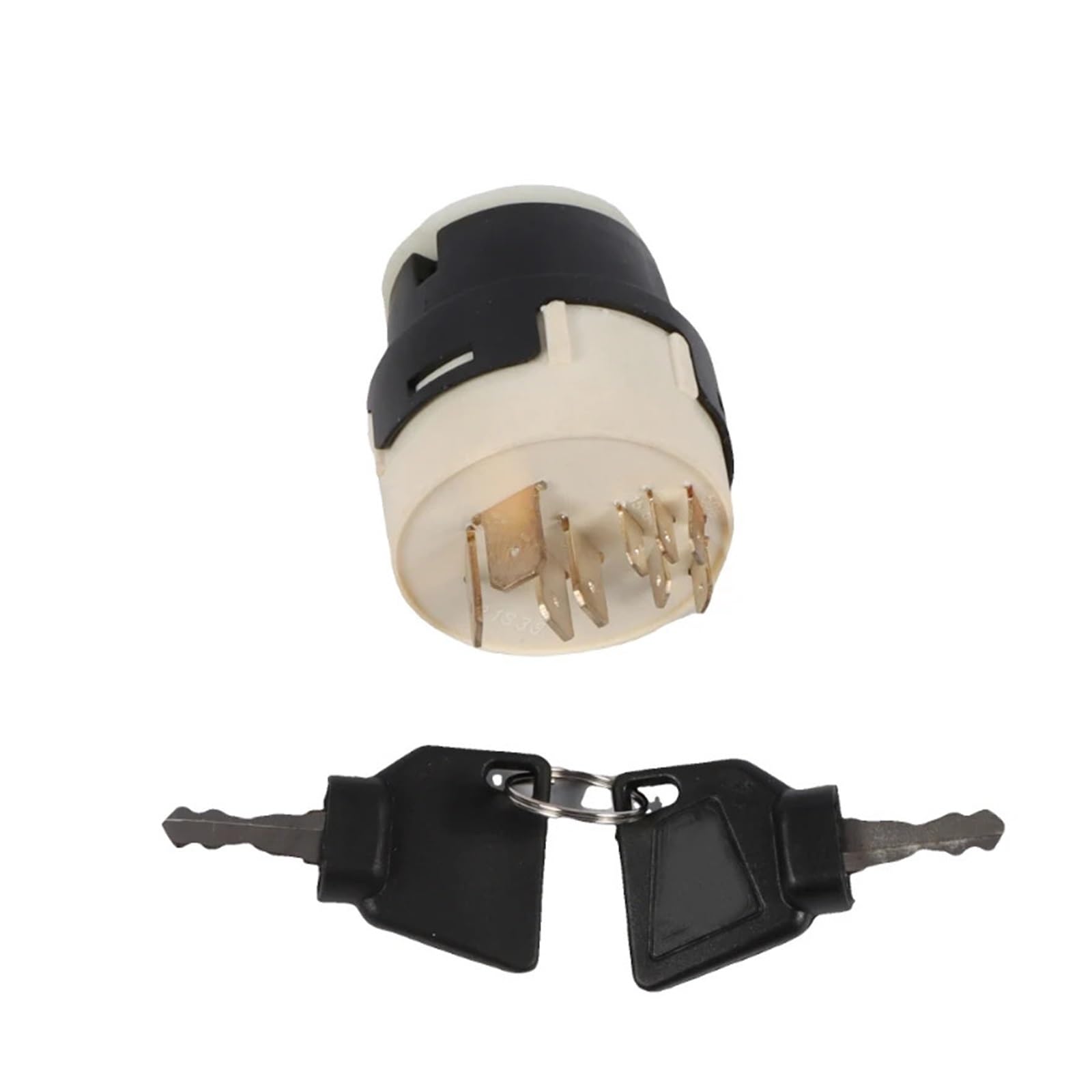 9-stykowy wyłącznik zapłonu z 2 kluczykami 701/80184 50988 858/04674 701/45500 pasuje do ciągnika JCB JCB200 przełącznik wstępnego podgrzewania Wyłącznik zapłonu samochodu