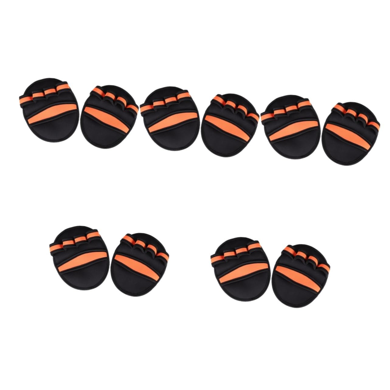 INOOMP 5pares Guantes De Entrenamiento Antideslizantes para Gimnasio Protector De para Levantamiento De Pesas y Fitness Diseño Transpirable y Cómodo para Hombres y Mujeres