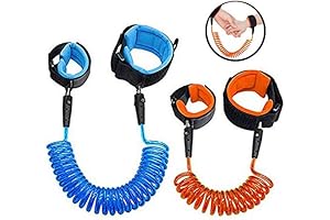 Lainrrew 2 Pack Anti-Lost Wrist Link: Safety Lifeline for Little Explorers
